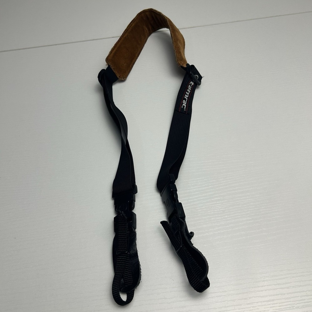 Tamrac N-45 Foam Padded Leather Quick Release Camera Strap (Tan Brown)